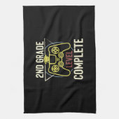 Graduation Art | Second Grade Level Complete Geschirrtuch (Vertikal)