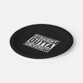 Graduation Art | Straight Outta University Pappteller (Schrägansicht)
