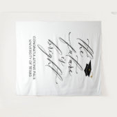 GRADUATION BACKDROP BANNER THE FUTURE IS BRIGHT WANDTEPPICH (Vorderseite (Horizontal))