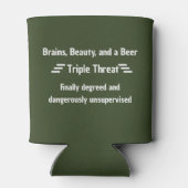 Graduation Beer Cooler - Personalized Photo Gift Dosenkühler (Rückseite)