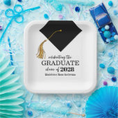 Graduation Black Cap And Tassel Photo Open House  Pappteller (Party)