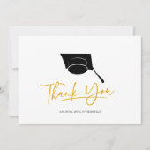 Graduation Cap 2024 Grad Script Dankeskarte (Vorderseite)