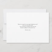 Graduation Cap 2024 Grad Script Dankeskarte (Rückseite)