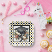 Graduation Cap And Diploma Pappteller (Party)