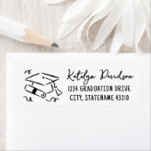 Graduation Cap and Diploma Return Address (Insitu)