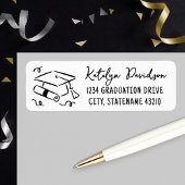 Graduation Cap and Diploma Return Address