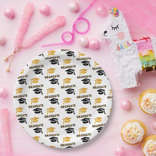 Graduation Cap Celebration Pappteller (Party)