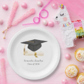 Graduation Cap Diploma Personalized Party Pappteller (Party)