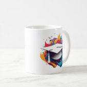 Graduation Cap Mug Kaffeetasse (VorderseiteRechts)