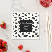 Graduation Cap Napkins Serviette (Beispiel)