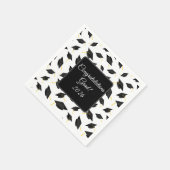 Graduation Cap Napkins Serviette (Ecke)