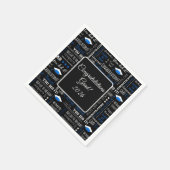 Graduation Cap Napkins Serviette (Ecke)