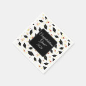 Graduation Cap Napkins Serviette (Ecke)