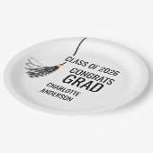 Graduation Cap Tassel  Pappteller (Schrägansicht)