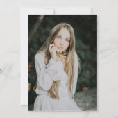 Graduation Cap Tassel Photo Einladung (Rückseite)