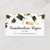 Graduation Caps Handschuhe gestohlenen Speicher Visitenkarte (Vorderseite)