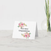 graduation card for niece karte (Vorderseite)