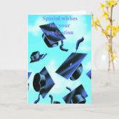 Graduation Card Karte (Gelbe Blume)