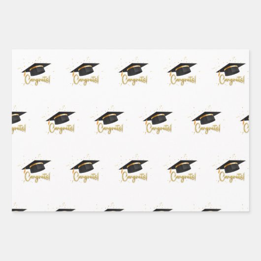Graduation Celebration Collection Geschenkpapier Set (Vorderseite 3)