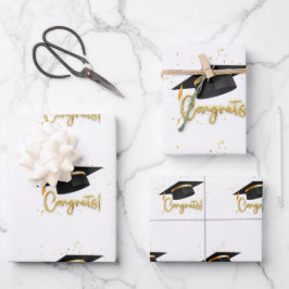 Graduation Celebration Collection Geschenkpapier Set