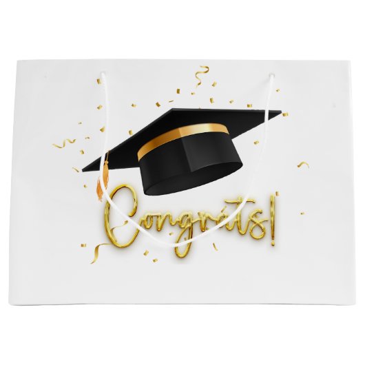 Graduation Celebration Collection Große Geschenktüte (Vorderseite)
