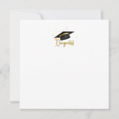 Graduation Celebration Einladung (Rückseite)