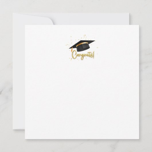 Graduation Celebration Einladung (Rückseite)