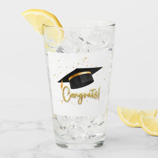 Graduation Celebration Glas (Vorderseite Ice)