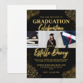 Graduation Celebration Invitation Einladung (Vorne/Hinten)