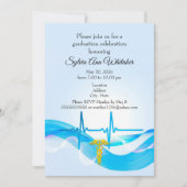 Graduation Celebration Nursing School invitation Ankündigung (Vorderseite)