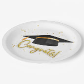 Graduation Celebration Pappteller (Schrägansicht)