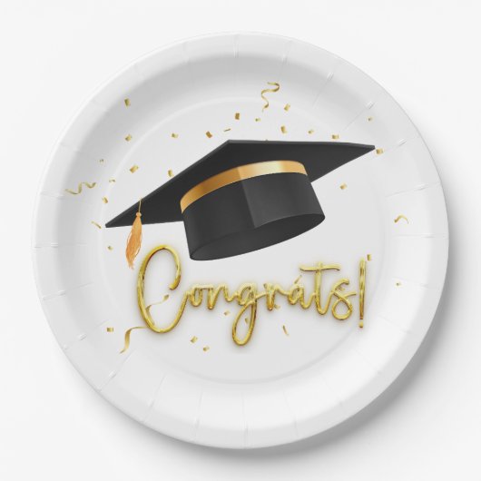 Graduation Celebration Pappteller (Vorderseite)