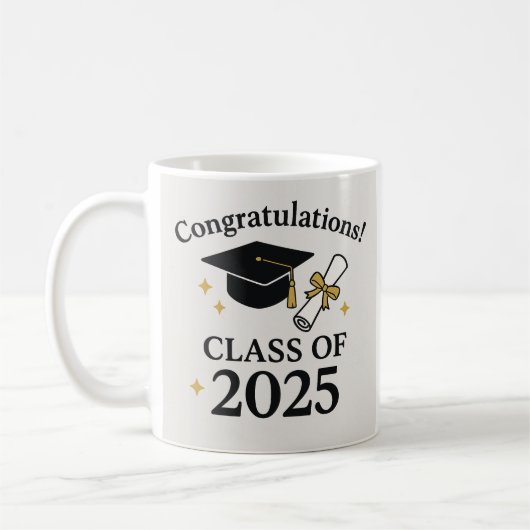  Graduation Class of 2025 – School Graduat Kaffeetasse (Links)