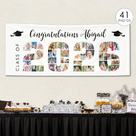Graduation Class of 2026 Photo Number Cutout Banner