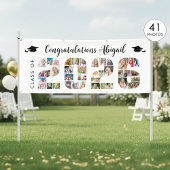 Graduation Class of 2026 Photo Number Cutout Banner
