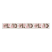 Graduation class of 2026 retro grosgrain ribbon ripsband (Vorderseite)