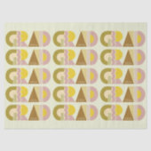 Graduation class of 2026 retro seidenpapier (Vorderseite)