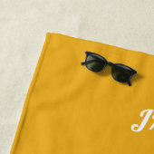 Graduation Class of 20?? GLDWHT Custom Year Name Strandtuch (Beispiel)