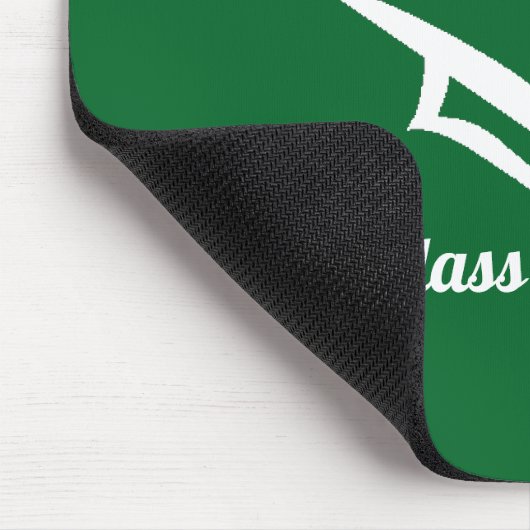 Graduation Class of 20?? KLYGRNWHT Customize Year Mousepad (Ecke)