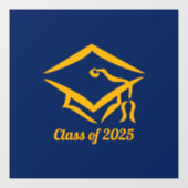 Graduation Class of 20?? NVYGLD Customize Year Fensteraufkleber (Blatt)