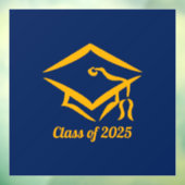 Graduation Class of 20?? NVYGLD Customize Year Fensteraufkleber (Blatt 3)