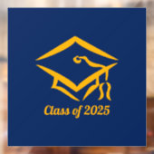 Graduation Class of 20?? NVYGLD Customize Year Fensteraufkleber (Blatt 2)