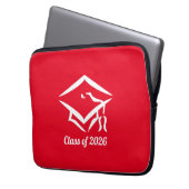Graduation Class of 20?? REDWHT Customize Year Laptopschutzhülle (Vorderseite Links)