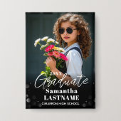 Graduation Commencement Party Selfie Button (Vorderseite)