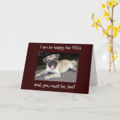 GRADUATION-CONGRATS HAPPY FOR YOU! KARTE (Gelbe Blume)