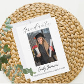 Graduation Congratulations Card - custom Photo Ankündigung