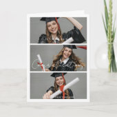 Graduation Congratulations Photo Collage Graduate Karte (Vorderseite)