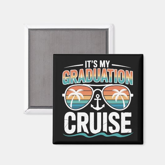 Graduation Cruise Squad Matching Trip Family Grad  Magnet (Vorderseite/Rückseite)