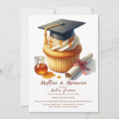 Graduation Cupcake Brunch Celebration Einladung (Vorderseite)