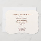 Graduation Daughter Balloons Invitation Einladung (Rückseite)